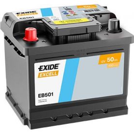 Автомобильный аккумулятор EXIDE Excell 6СТ-50Ah Аз 450A (EN) EB501