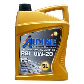 Автомобільна моторна олива ALPINE RSL 0W-20 5л 1695-5