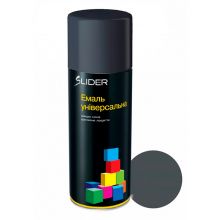 Краска (эмаль) аэрозольная SLIDER color 7016 серый антрацит 400 мл 000023344