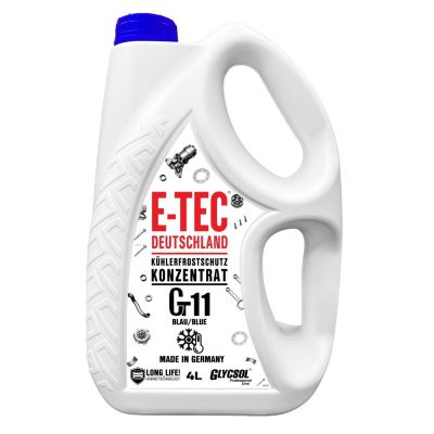 Антифриз  концентрат E-TEC Gt11 Glycsol -40°C синий в 4л 