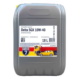 Автомобільна моторна олива 7FLAGS Delta SGX 10W-40 18л