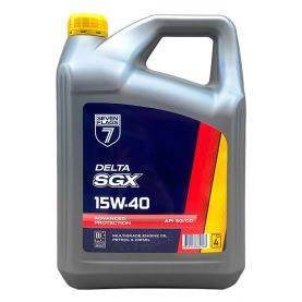 Автомобільна моторна олива 7FLAGS Delta SGX 15W-40 4л