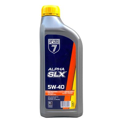 Автомобильное моторное масло 7FLAGS Alpha SLX 5W-40 1л