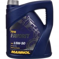 Автомобільна моторна олива MANNOL FAVORIT 15w-50 4л MN7510-4