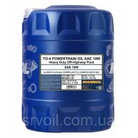 Масло гидравлическое MANNOL TO-4 Powertrain Oil 10W 20л MN2601-20