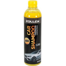 Автошампунь концентрат Zollex Premium с воском 0.5л 18056