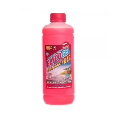 Антифриз Bio Line Poland Glycogel G12 концентрат -80°C червоний 1л