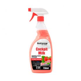 Полироль-молочко для панели приборов INTENS by Winso COCKPIT MILK Strawberry 750 мл 875014