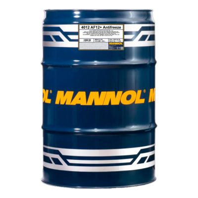 Антифриз MANNOL MN Antifreeze AF 12+ Longlife концентрат -80°C красный 208л