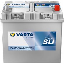 Автомобильный аккумулятор VARTA Blue Dynamic D47 6СТ-60Ah АзЕ ASIA 540A (EN) 560410054