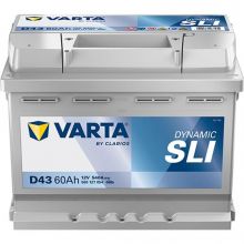 Автомобильный аккумулятор VARTA Blue Dynamic D43 6СТ-60Ah Аз 540A (EN) 560127054