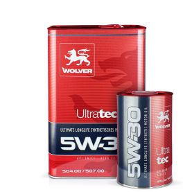 Автомобільна моторна олива WOLVER Ultratec 5W-30 (4л+1л)