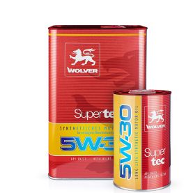 Автомобільна моторна олива  WOLVER Supertec 5W-30 (4л +1л)