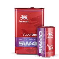 Автомобільна моторна олива WOLVER Supertec 5W-40 (4л+1л)