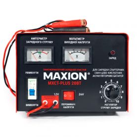 Зарядний пристрій для АКБ MAXION MXCT PLUS-20ВТ 12V-24V 20A