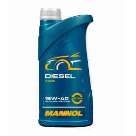 Автомобильное моторное масло MANNOL Diesel 15W-40 1л MN7402-1