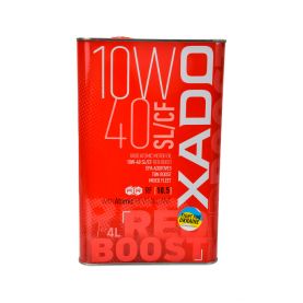 Автомобільна моторна олива XADO Atomic Oil 10W-40 Red Boost 4л ХА 26244