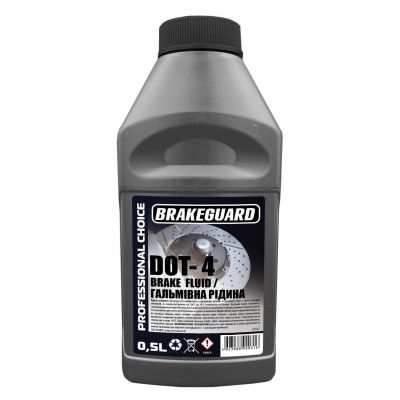 Гальмівна рідина BRAKEGUARD ДОТ-4 0,5л 11803