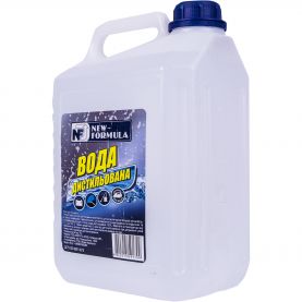 Вода дистильована NEW FORMULA  5л 4820215591799