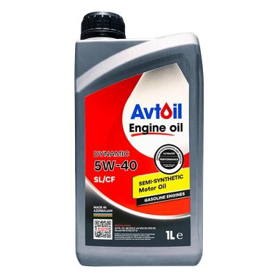Автомобільна моторна олива AVTOIL Engine oil DYNAMIC 5W40 1л