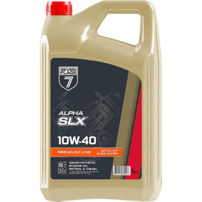 Автомобильное моторное масло 7FLAGS Alpha SLX 10W-40 5л