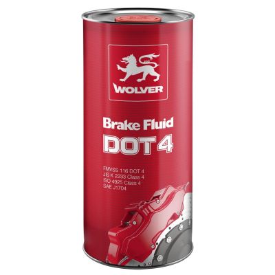 Тормозная жидкость WOLVER DOT 4 500 мл 4260360948565