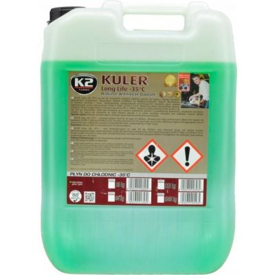 Антифриз K2 Kuler -35°C зеленый G11 22кг W406Z