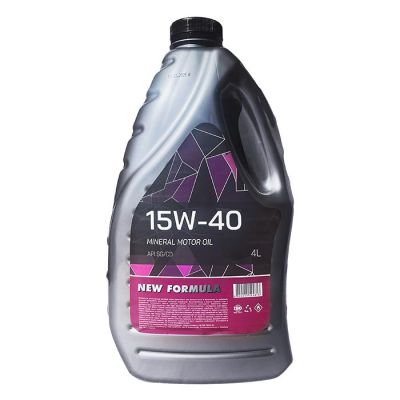 Автомобільна моторна олива NEW FORMULA 15w-40 4л