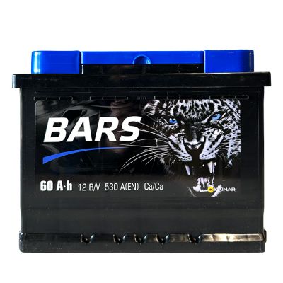 Автомобільний акумулятор Bars 6СТ-60Ah Аз 530А (EN) 060 270