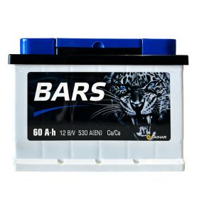 Автомобільний акумулятор Bars 6СТ-60Ah Н АзЕ 530А (EN) 060 170