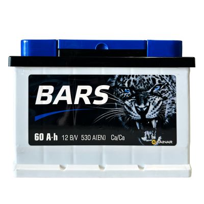 Автомобильный аккумулятор Bars 6СТ-60Ah Н АзЕ 530А (EN) 060 170