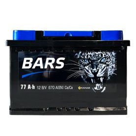 Автомобільний акумулятор Bars 6СТ-77Ah АзЕ 670А (EN) 077 270