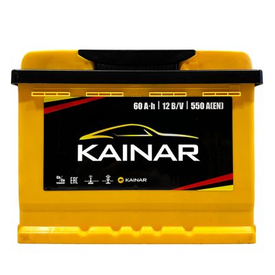 Автомобильный аккумулятор KAINAR STANDART 6СТ-60Ah АзЕ 550А (EN) 060 260