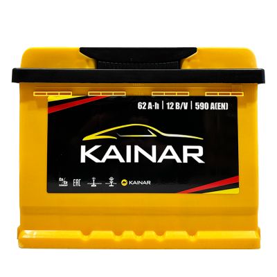 Автомобильный аккумулятор KAINAR STANDART 6СТ-62Ah АзЕ 590А (EN) 062 260