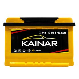 Автомобільний акумулятор KAINAR STANDART 6СТ-77Ah АзЕ 750А (EN) 077 260