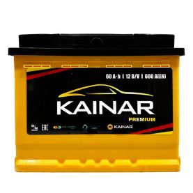 Автомобільний акумулятор KAINAR PREMIUM 6СТ-60Ah АзЕ 600А (EN) 060 230