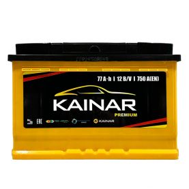 Автомобільний акумулятор KAINAR PREMIUM 6СТ-77Ah АзЕ 750А (EN) 077 230