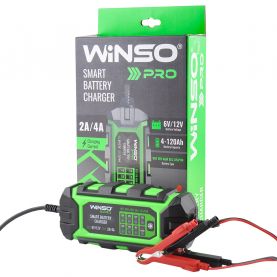 Зарядное устройство АКБ WINSO PRO 8LEDs 4A 6V/12V 4-120Ah 139310