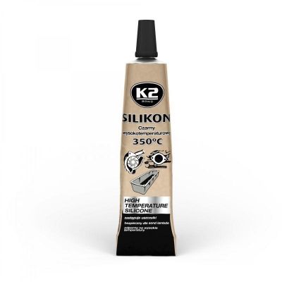 Силіконовий герметик чорний K2 Black sil 21гр B205N