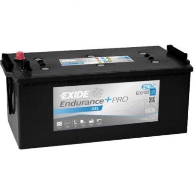 Автомобильный аккумулятор EXIDE ENDURANCE+PRO GEL 6СТ-210Ah Аз 1030А (EN) ED2103
