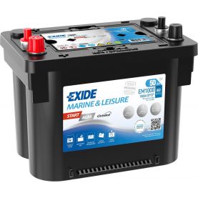 Акумулятор EXIDE MARINE / LEISURE для човнів AGM 6СТ-50Ah 800А (EN)  EM1000