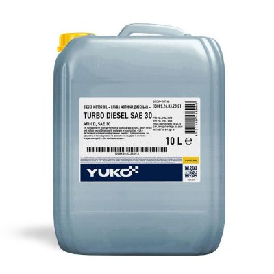Моторна олива YUKO TURBO DIESEL SAE 30 аналог М-10ДМ 10л