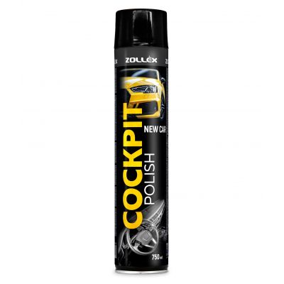 Полироль Zollex Cockpit Cleaner для торпеды новая машина NC750 0,75л