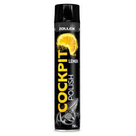 Полироль Zollex Cockpit Cleaner для торпеды лимон LE750 0,75л