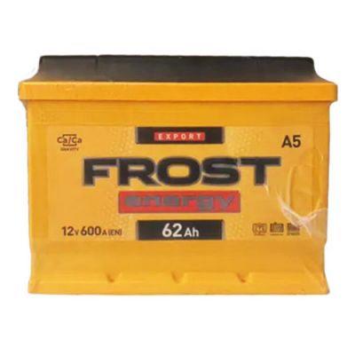 Автомобільний акумулятор FROST ENERGY 6СТ-62Ah АзЕ 600А (EN) 00002872