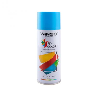 Краска акриловая WINSO Spray светло-голубой LIGHT BLUE RAL5012 450мл 880270
