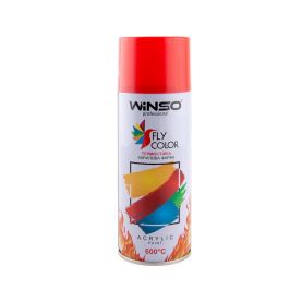 Краска высокотемпературная WINSO 600° Spray багрово-красный FLAME RED RAL3000 450мл 880430