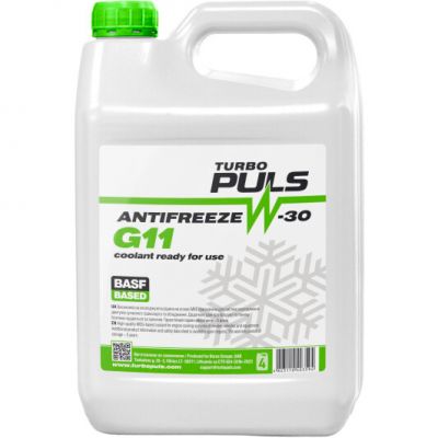 Антифриз TURBO PULS -30°C Super G11 зеленый 10л 4823110403686
