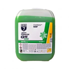 Антифриз 7FLAGS Super -25°C G11 зелений 10л