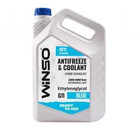 Антифриз WINSO -35С°C G11 ANTIFREEZE COOLANT BLUE синій 9кг